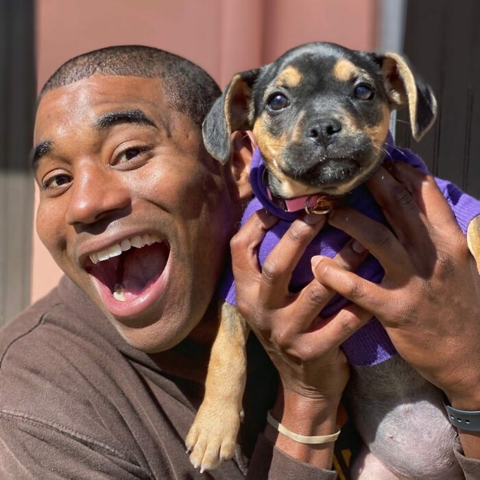 UPS Delivery Man Makes A Point Of Greeting Every Dog He Encounters (New Pics)